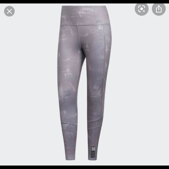 Adidas Sculpting 7/8 Tights in Color Marble Size L - Picture 3 of 4